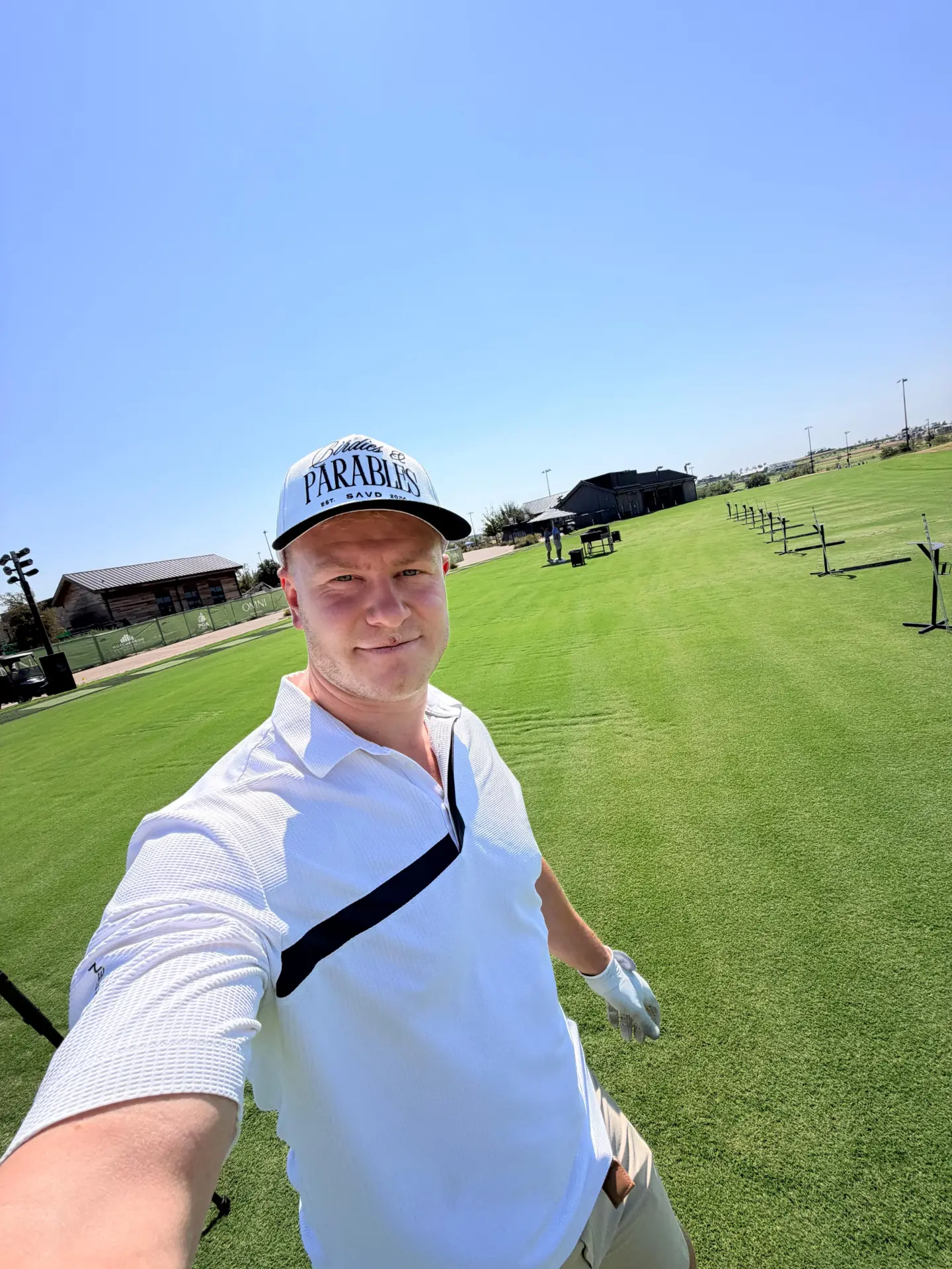 Gusten Sun on a golf course